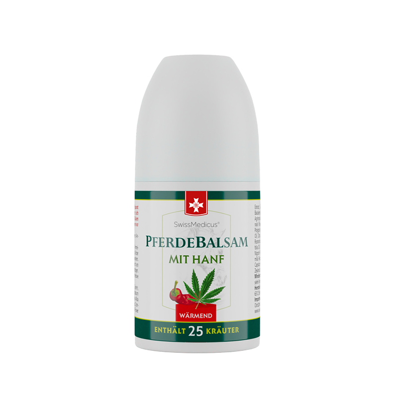 Lóbalzsam melegítő kenderrel ROLL-ON